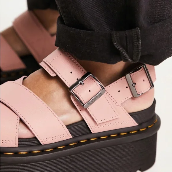 Dr. Martens Voss II in pink Sz 8 - Picture 4 of 7